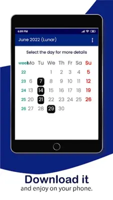 Thailand calendar 2024 android App screenshot 0