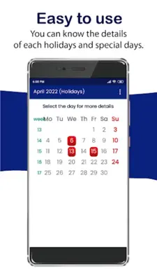 Thailand calendar 2024 android App screenshot 9