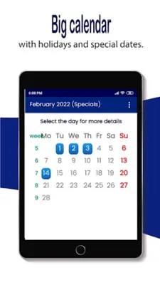 Thailand calendar 2024 android App screenshot 1