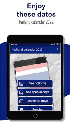 Thailand calendar 2024 android App screenshot 3